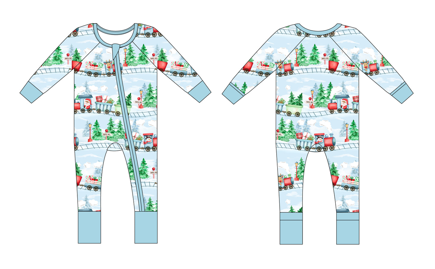PRE-ORDER: North Pole Express Convertible Romper