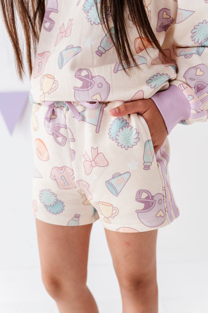 Girly Game Day Sweat Shorts
