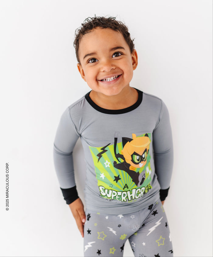 Miraculous™ Chibi 2-Piece Pajamas : CAT NOIR