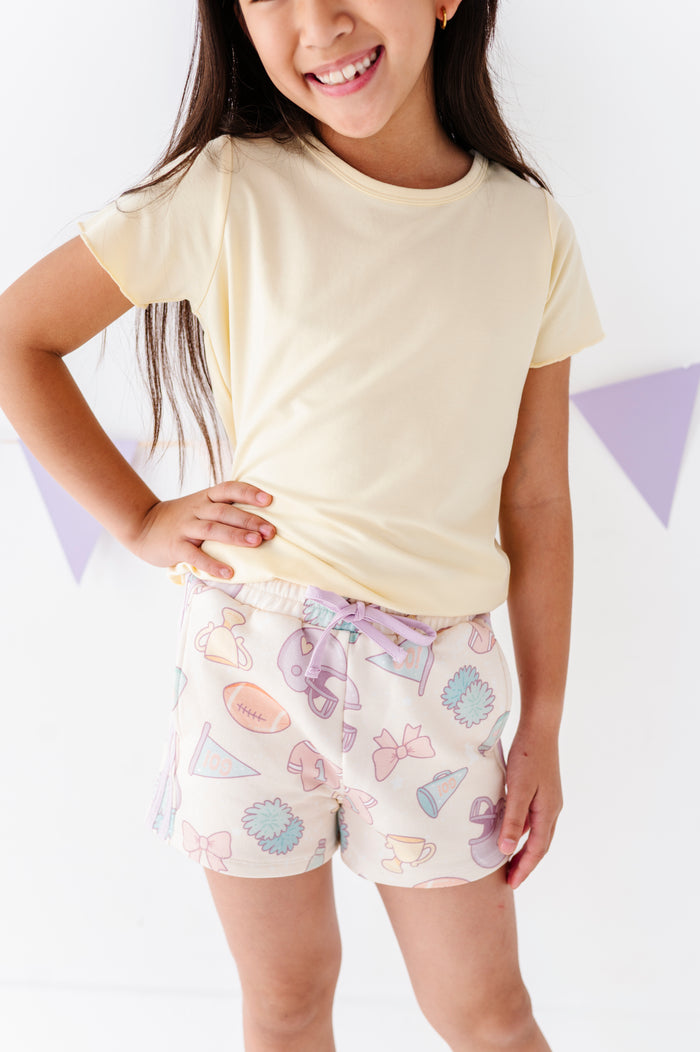 Buttercream Lettuce Hem Top