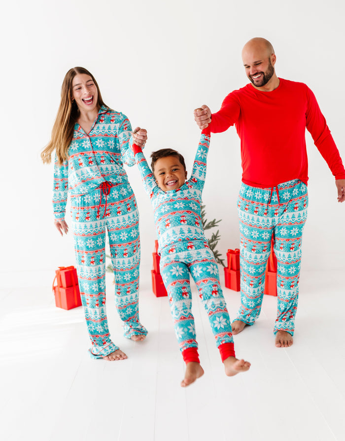 Frosty Fair Isle Men's Lounge Set