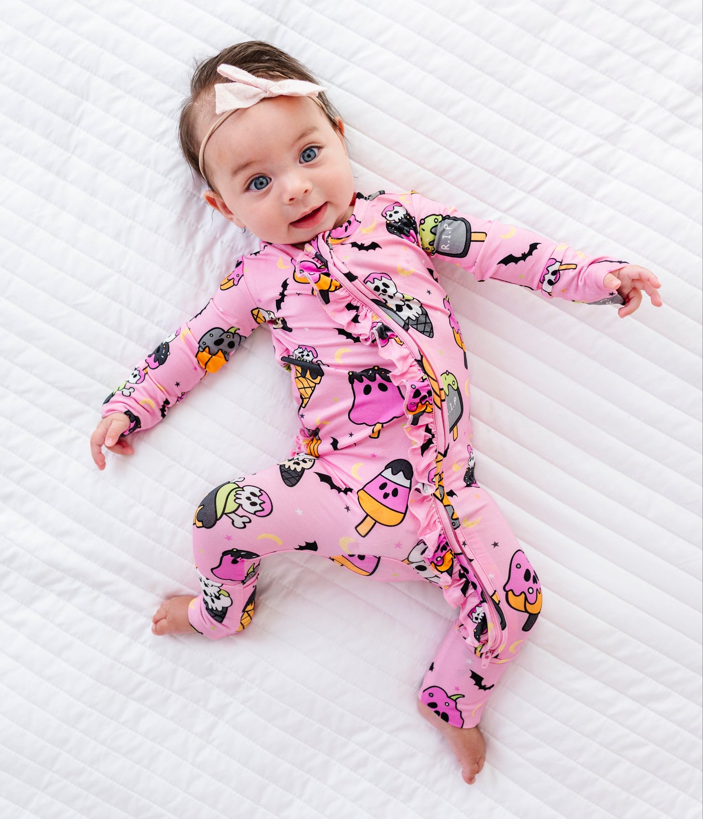 Scoops & Spooks Ruffle Convertible Romper