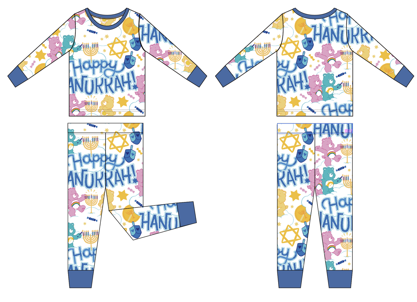 Care Bears™ Happy Hanukkah Bamboo Pajama Set