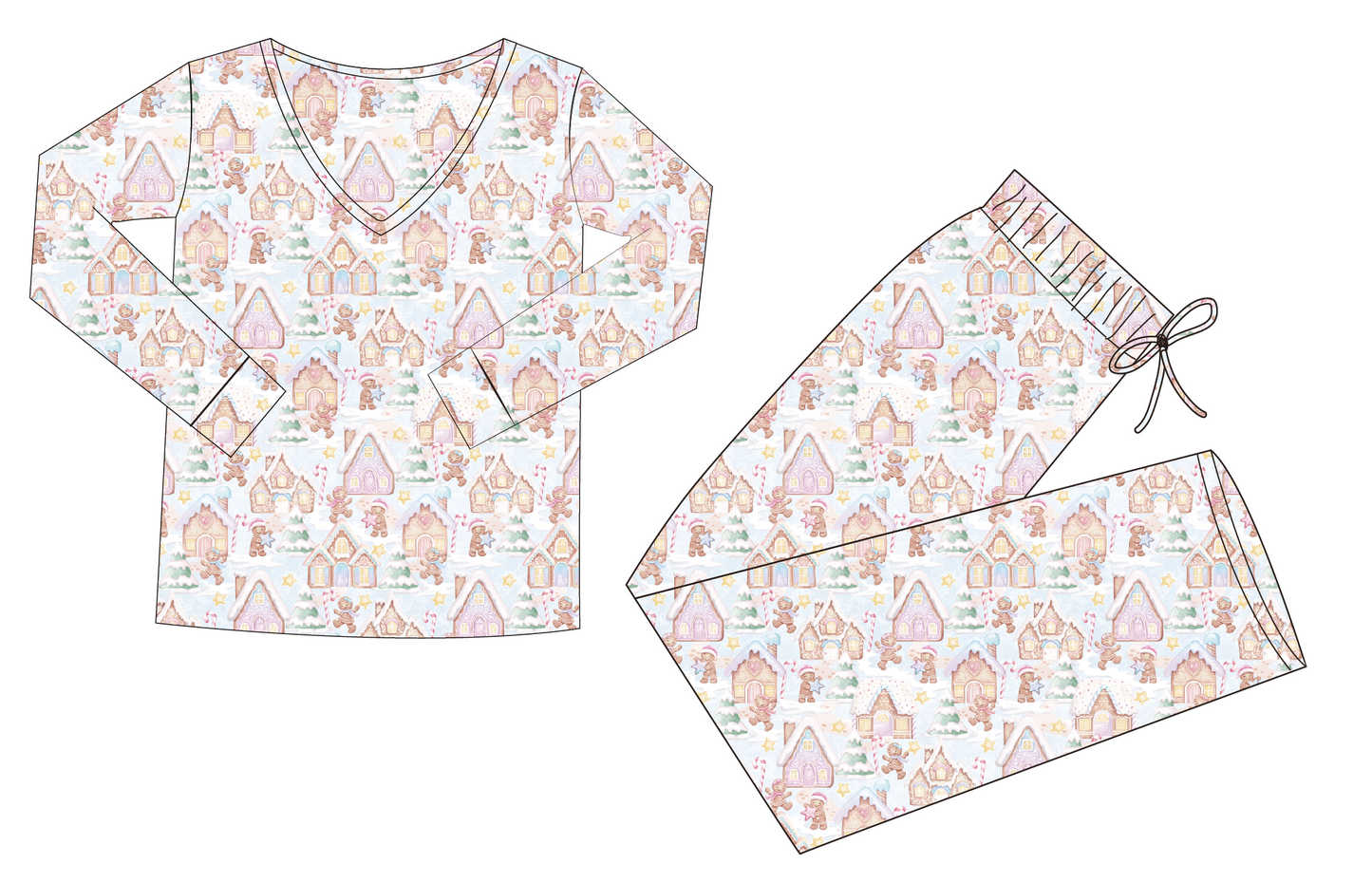 PRE-ORDER: Gingerbread Lane Women's Lounge Set