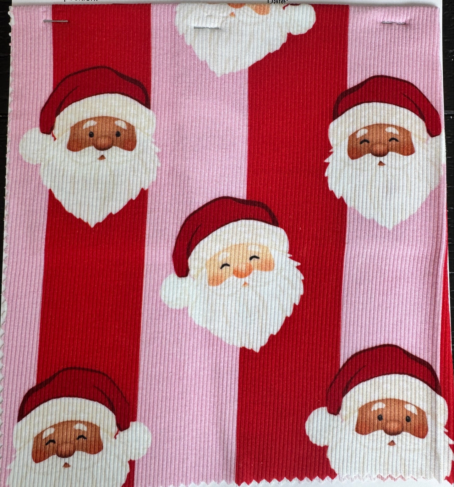 PRE-ORDER: St. Nick Stripes Ribbed Throw Blanket- RED