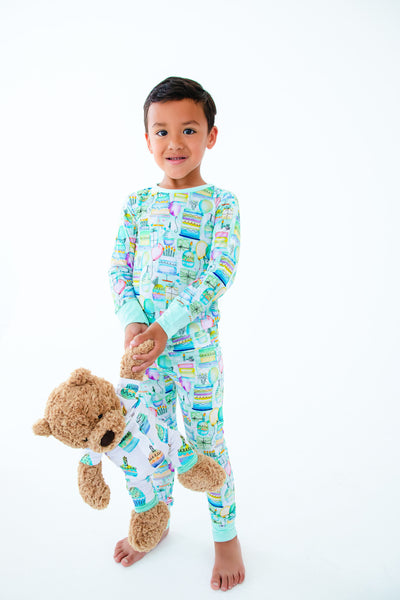 walker 2-piece pajamas- LONG