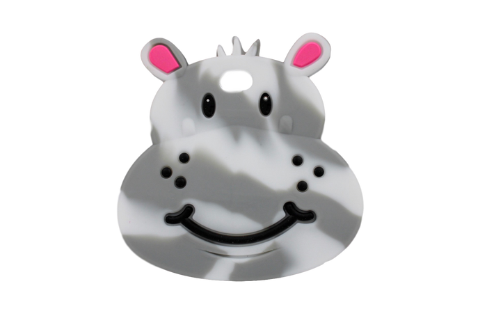 Marble Hippo Teether