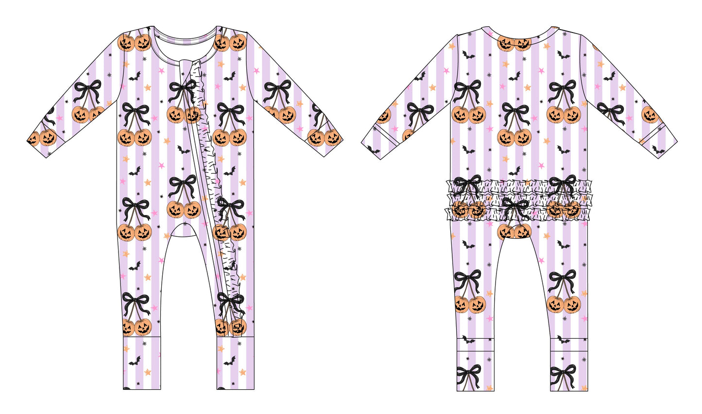 PRE ORDER: Boos & Cherries Ruffle Convertible Romper