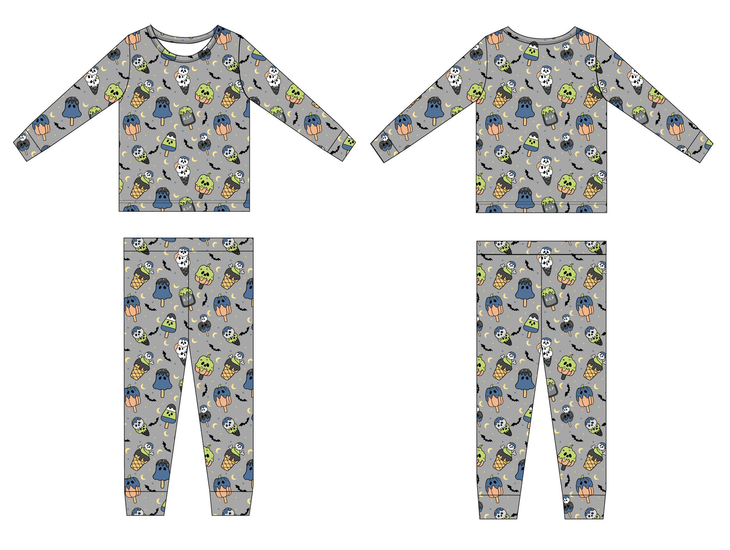 PRE ORDER: Frozen Frights Bamboo Pajama Set
