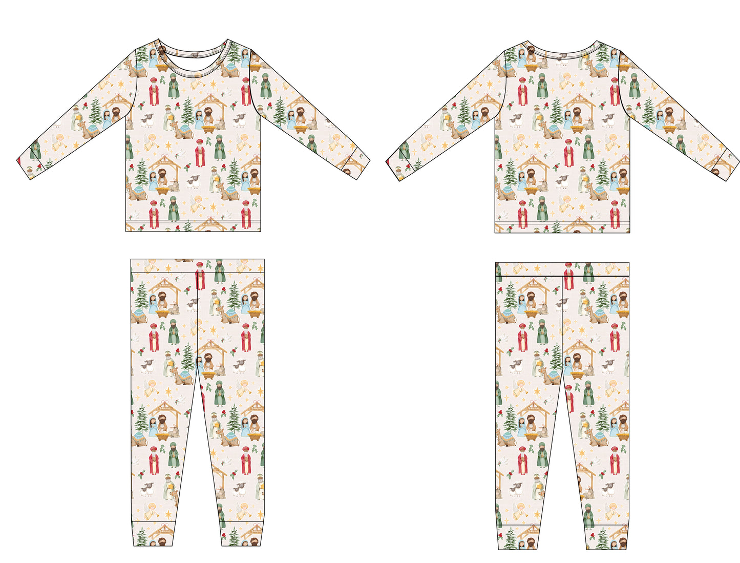 PRE-ORDER: O Holy Night Bamboo Pajama Set