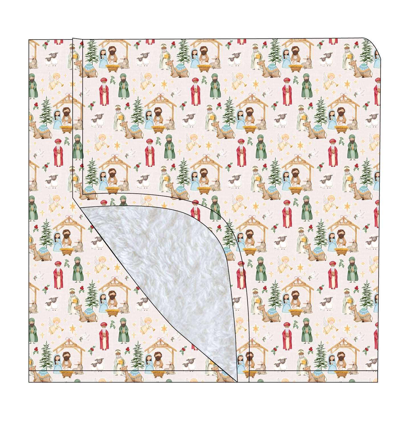 PRE-ORDER: O Holy Night Plush Blanket
