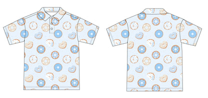 Donut Love Bamboo Polo Shirt