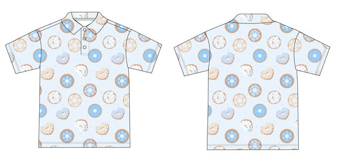Donut Love Bamboo Polo Shirt