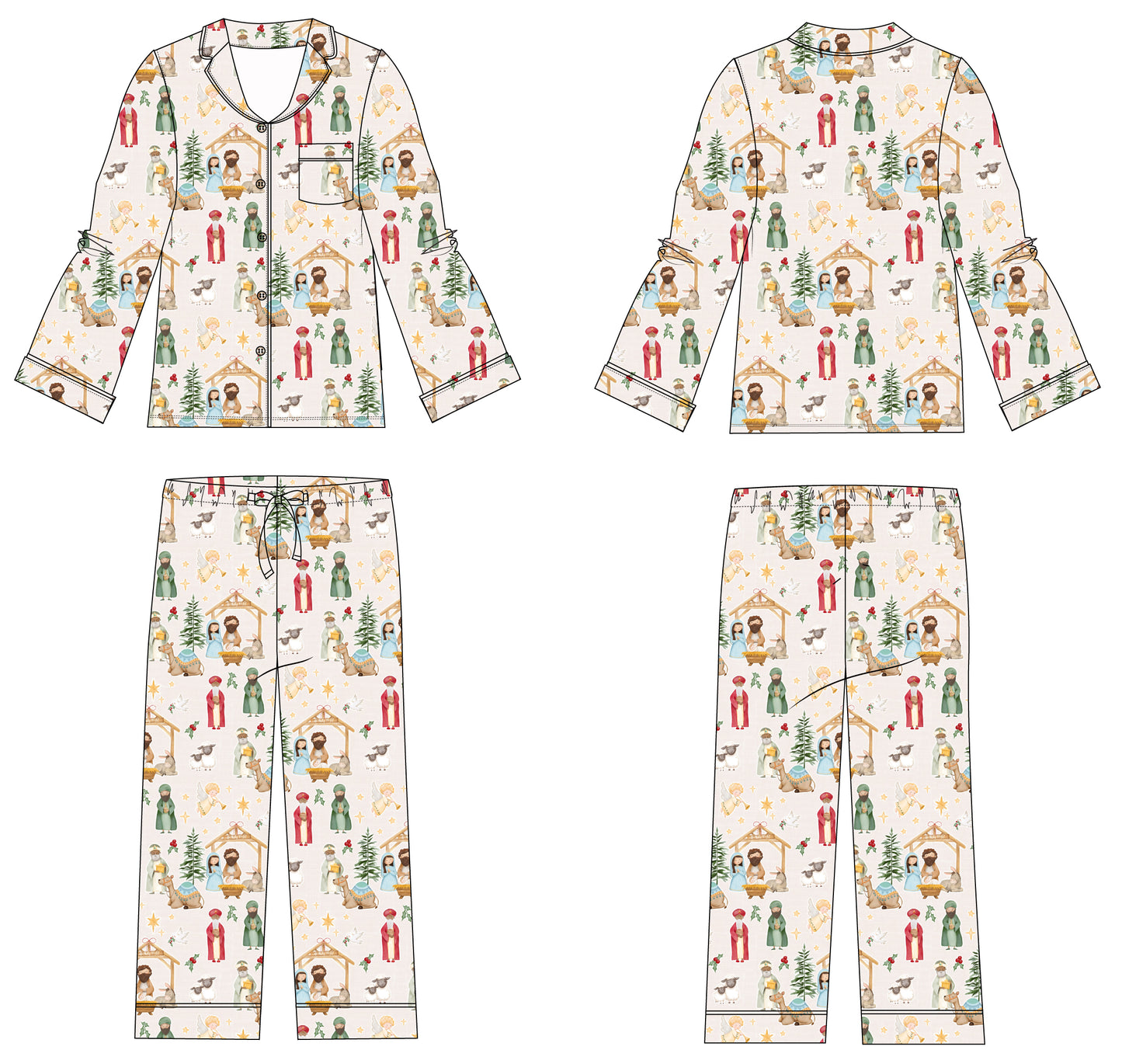 PRE- ORDER: O Holy Night Women's Lounge Set