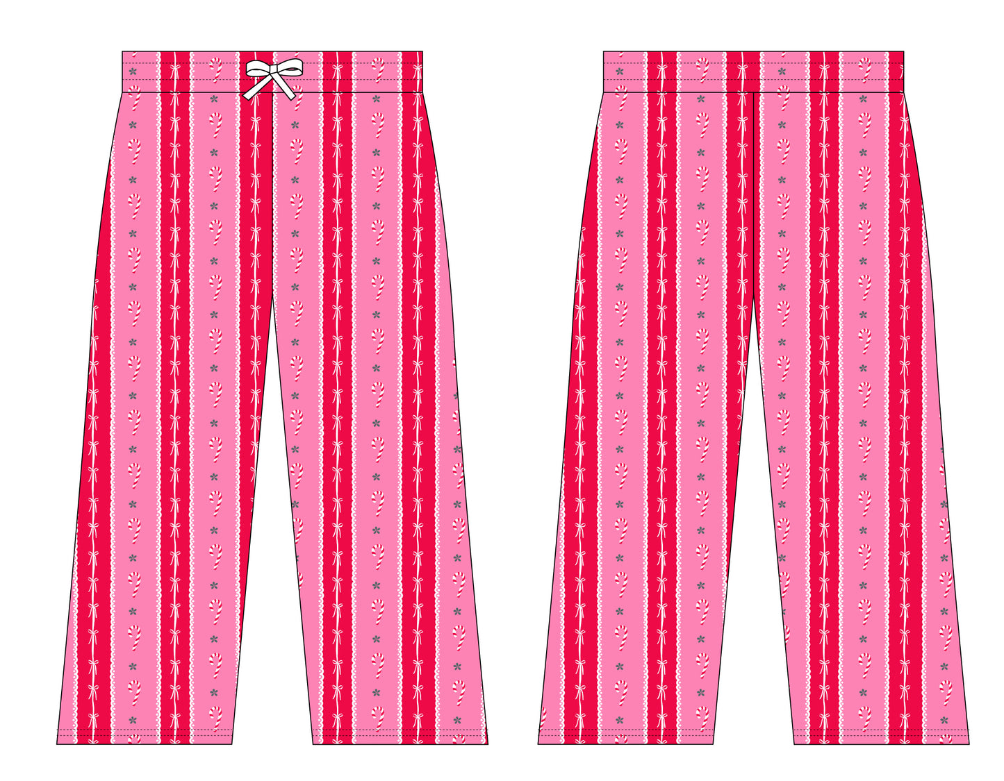 PRE-ORDER: Candy Cane Stripes Sweatpants