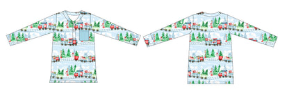 PRE-ORDER: North Pole Express Long Sleeve Henley