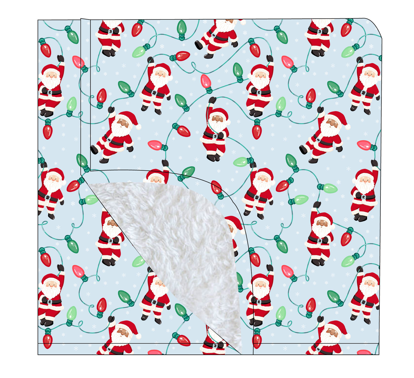 PRE-ORDER: Hangin' with Santa Plush Blanket