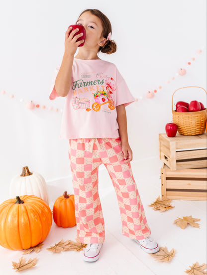 Berry Patch Check Sweatpants