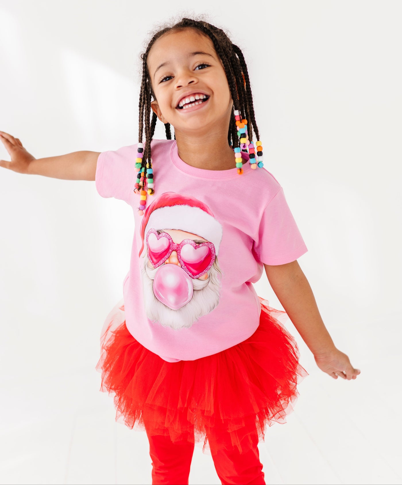 Pink Bubblegum Santa T-Shirt : PRE-SALE- SHIPS END OF NOVEMBER