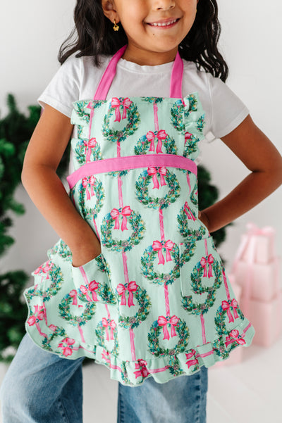 Juniper Ruffle Baking Apron