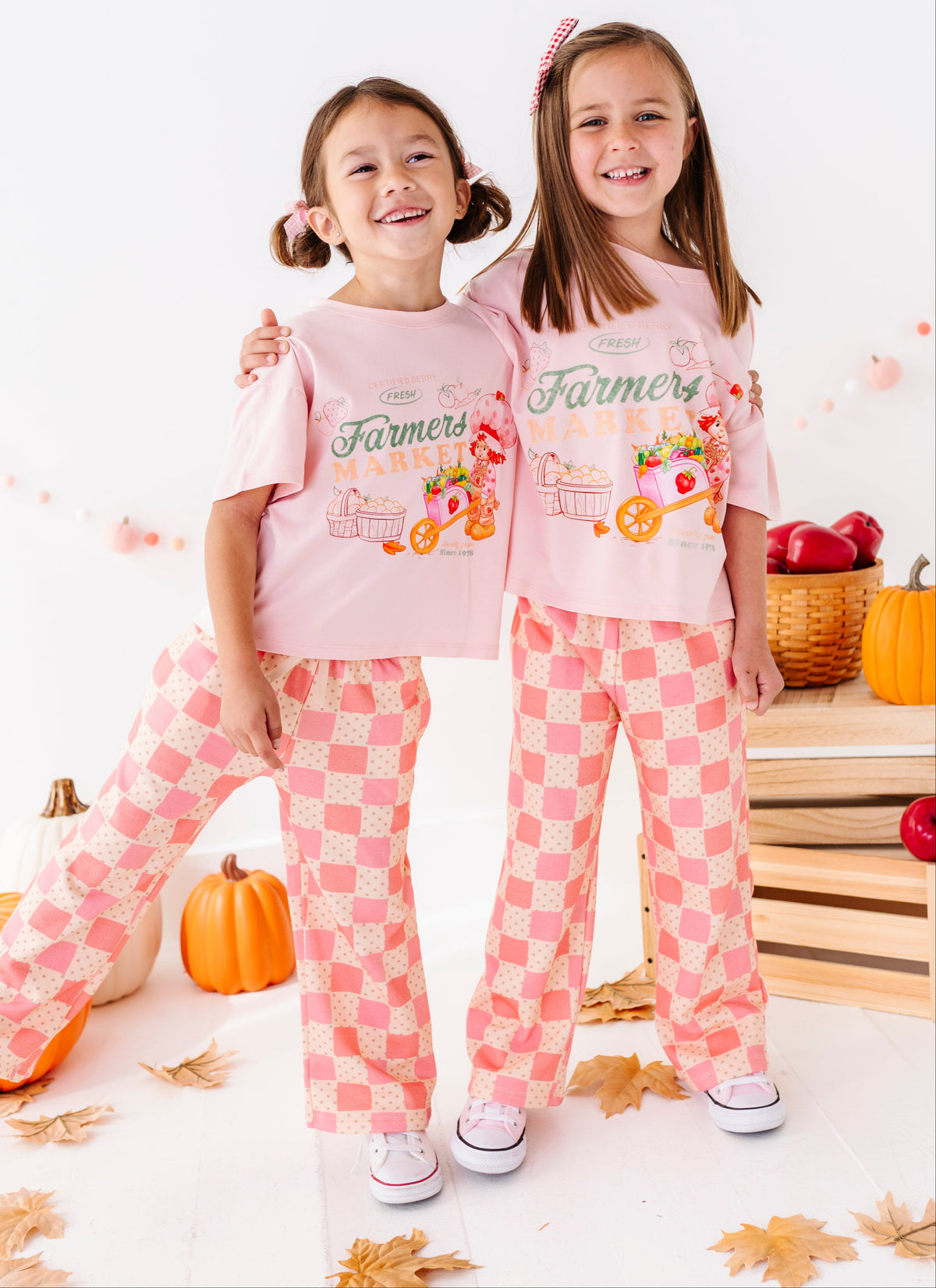 Berry Patch Check Sweatpants