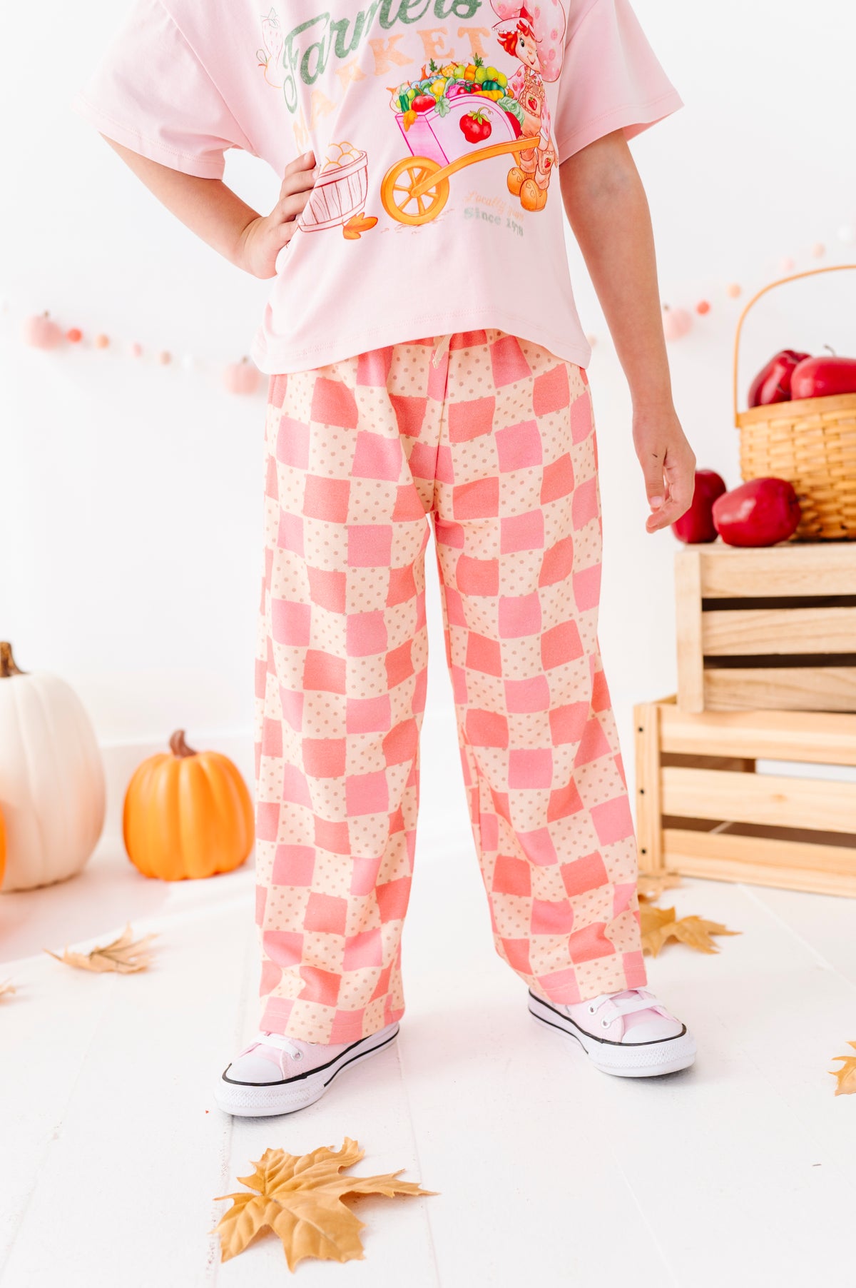 Berry Patch Check Sweatpants