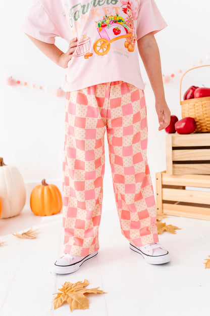 Berry Patch Check Sweatpants