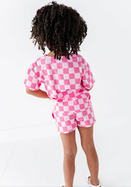 Bubblegum Check T-Shirt Set