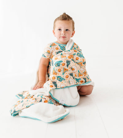 Vince  Plush Toddler Blanket