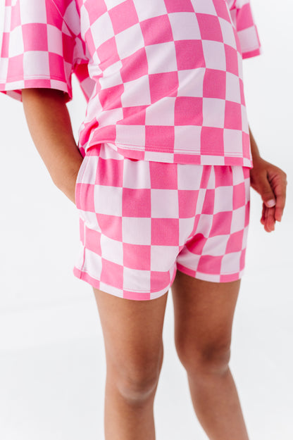 Bubblegum Check T-Shirt Set