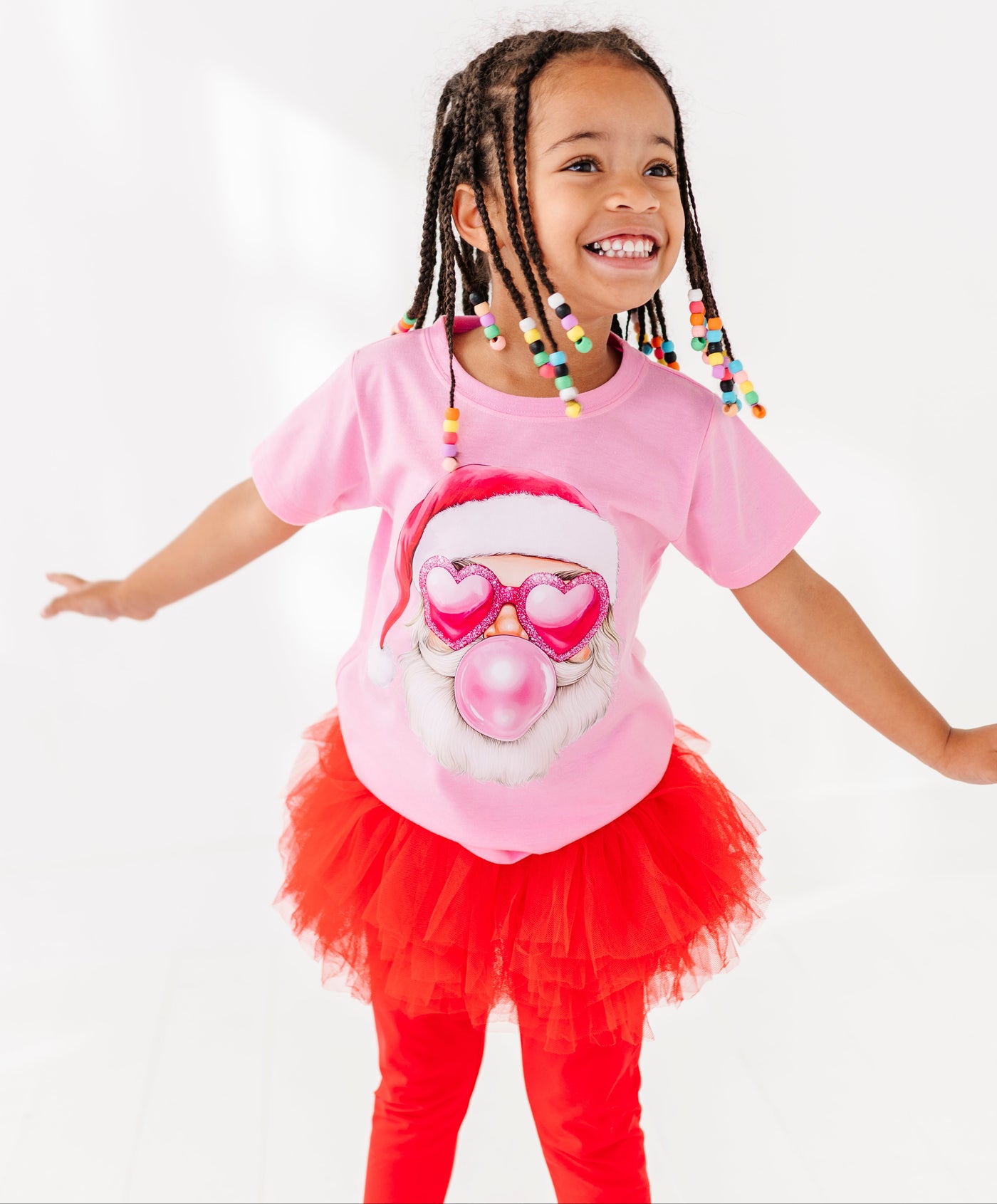 Pink Bubblegum Santa T-Shirt : PRE-SALE- SHIPS END OF NOVEMBER