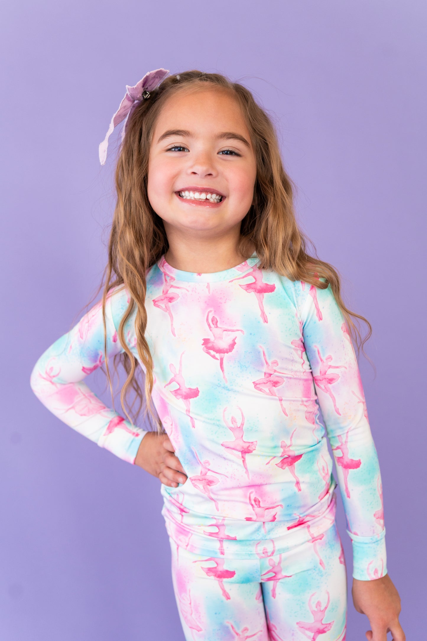 Pastel Pirouettes 2-Piece Pajamas
