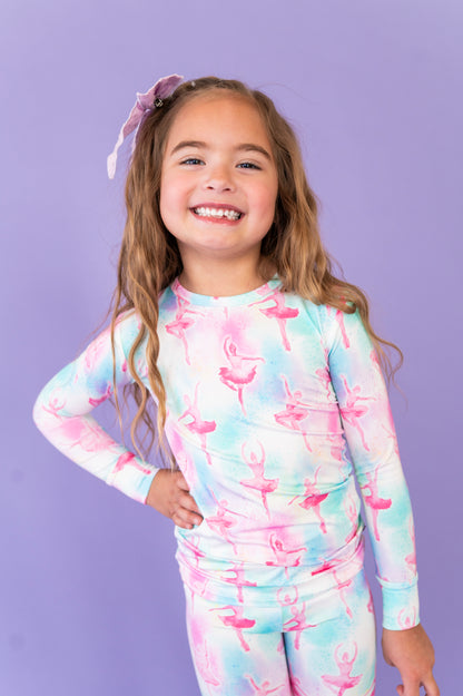 Pastel Pirouettes 2-Piece Pajamas