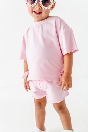 Pixie Pink Bamboo/Cotton T-Shirt Set