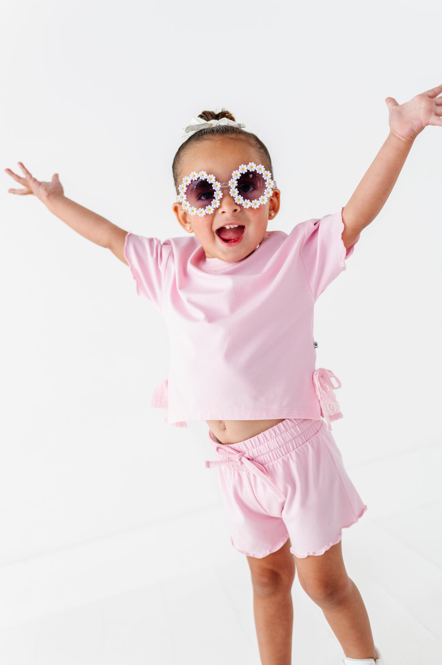 Pixie Pink Bamboo/Cotton T-Shirt Set