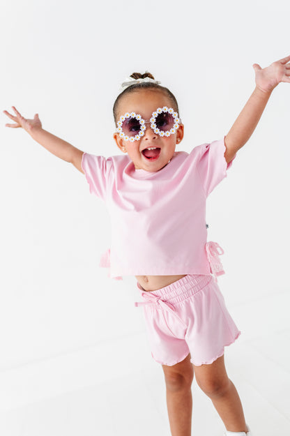 Pixie Pink Bamboo/Cotton T-Shirt Set