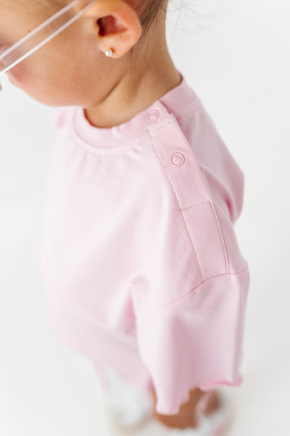 Pixie Pink Bamboo/Cotton T-Shirt Set