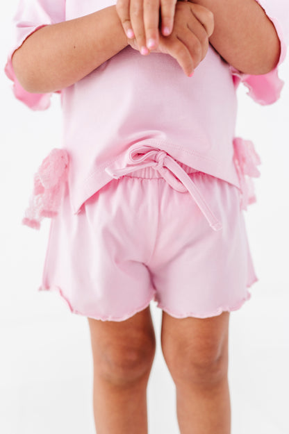 Pixie Pink Bamboo/Cotton T-Shirt Set