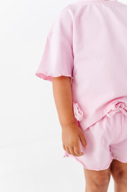 Pixie Pink Bamboo/Cotton T-Shirt Set
