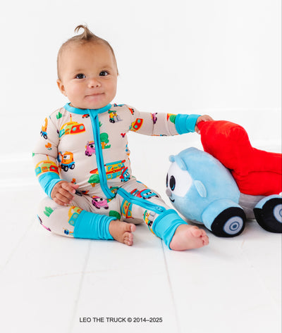 Leo the Truck™ Convertible Romper - SHIPS IN APPROX. 2 WEEKS