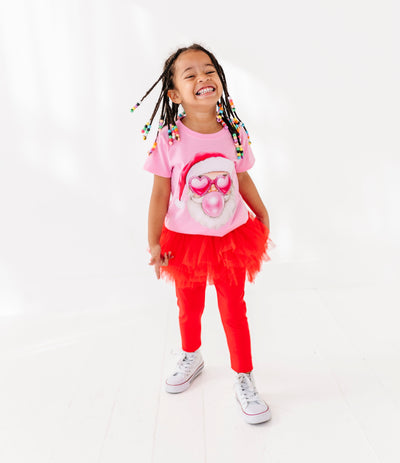 Pink Bubblegum Santa T-Shirt : PRE-SALE- SHIPS END OF NOVEMBER