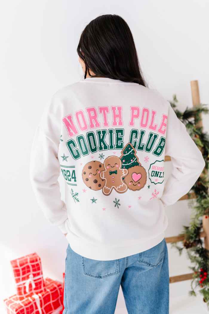 North Pole Cookie Club Crewneck Sweatshirt - ADULT