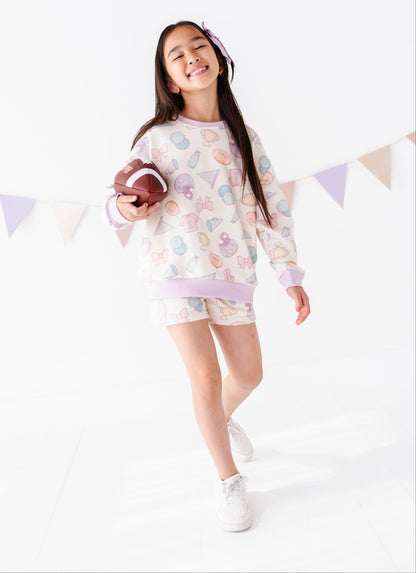Girly Game Day Sweat Shorts