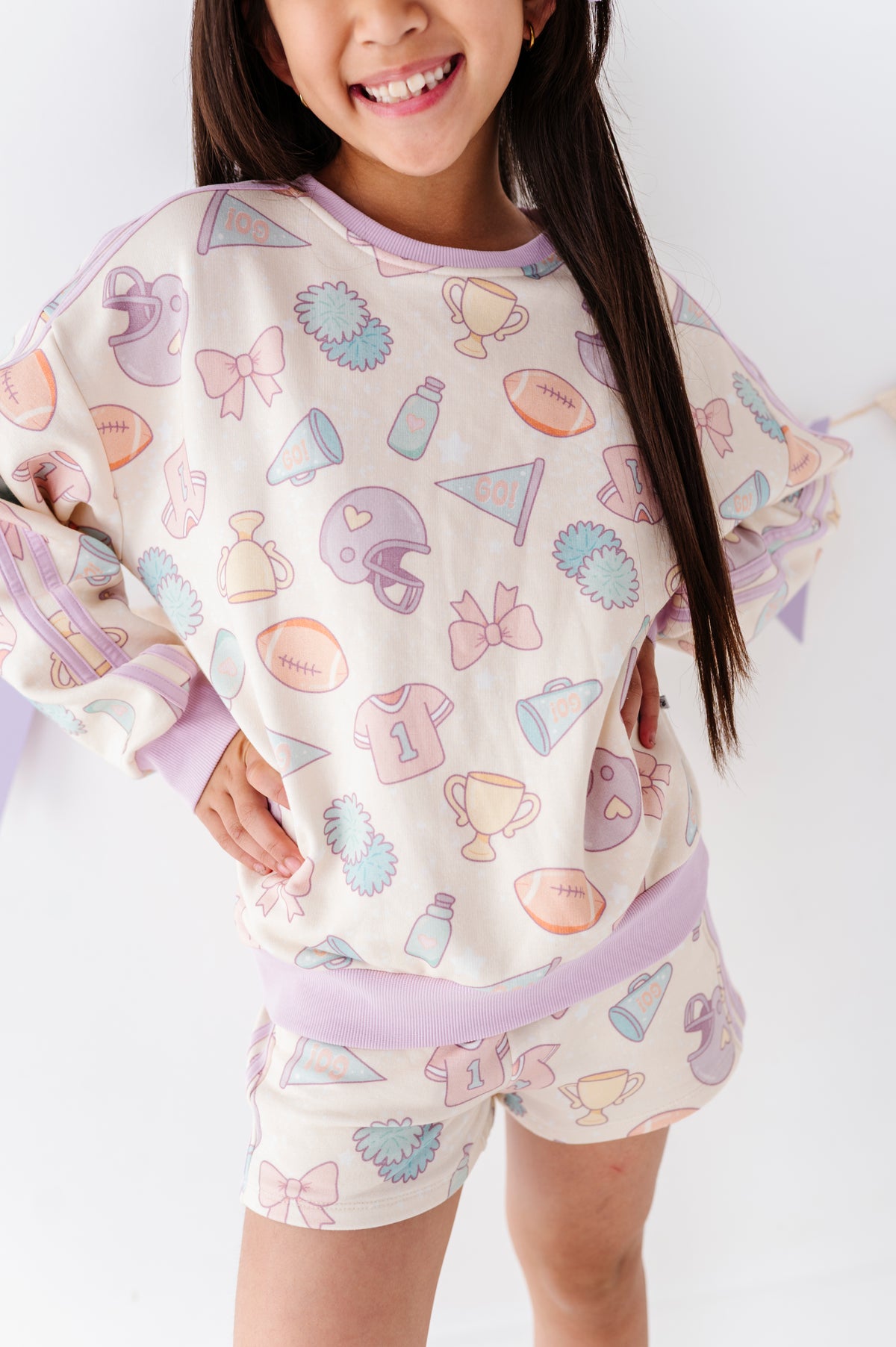 Girly Game Day Sweat Shorts