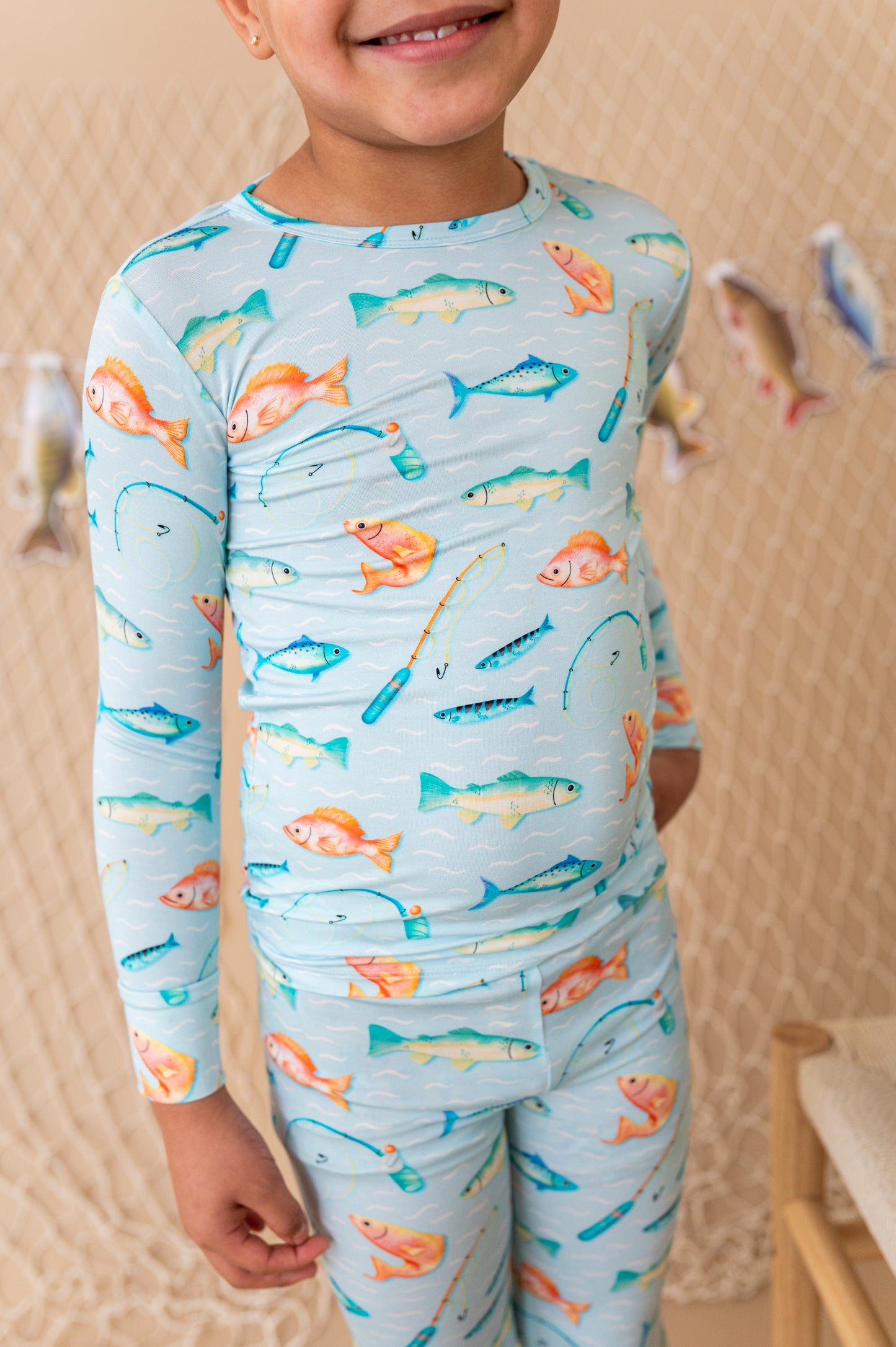 Catch Of The Day Bamboo Pajama Set