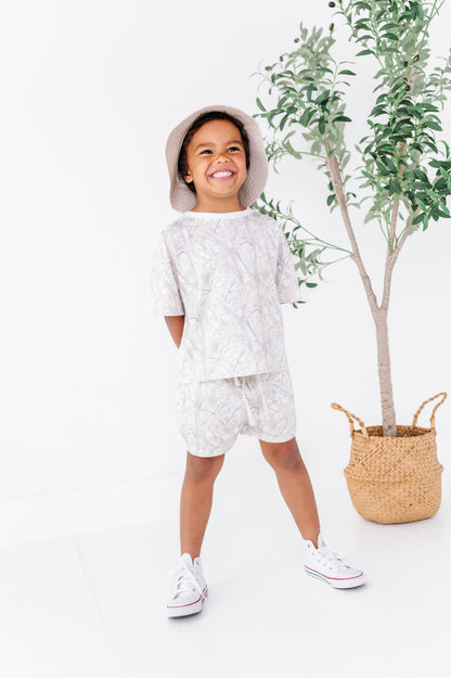 Tree Camo Bamboo/Cotton Shorts