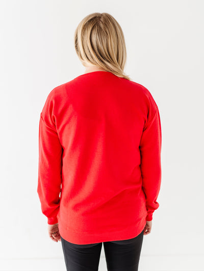 Bubblegum Santa Crewneck Sweatshirt - ADULT