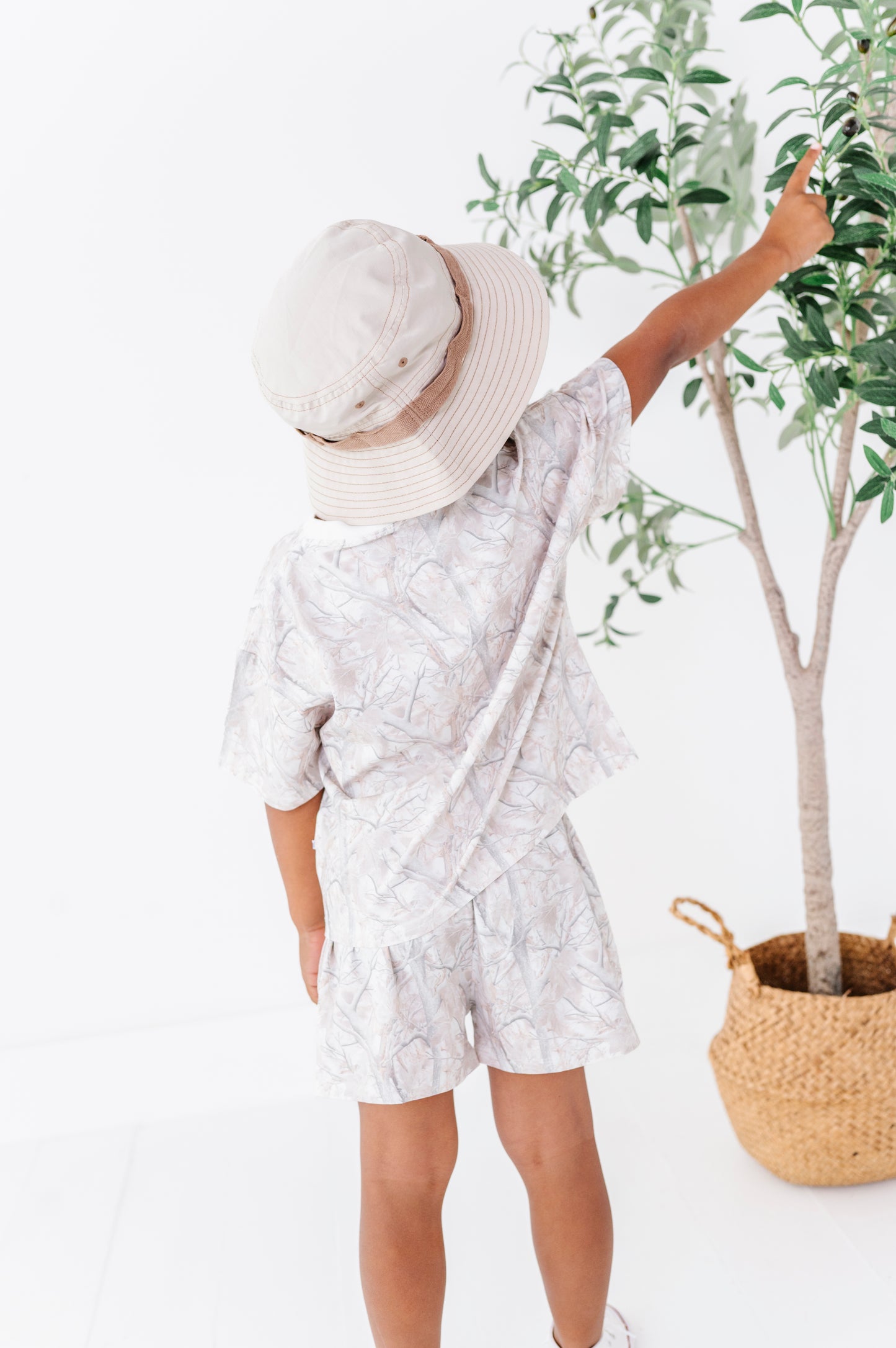 Tree Camo Bamboo/Cotton Shorts