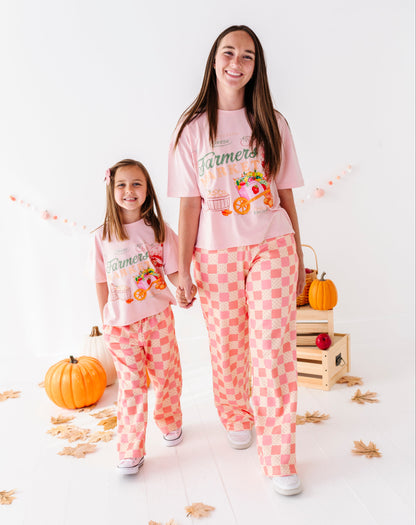 Berry Patch Check Sweatpants