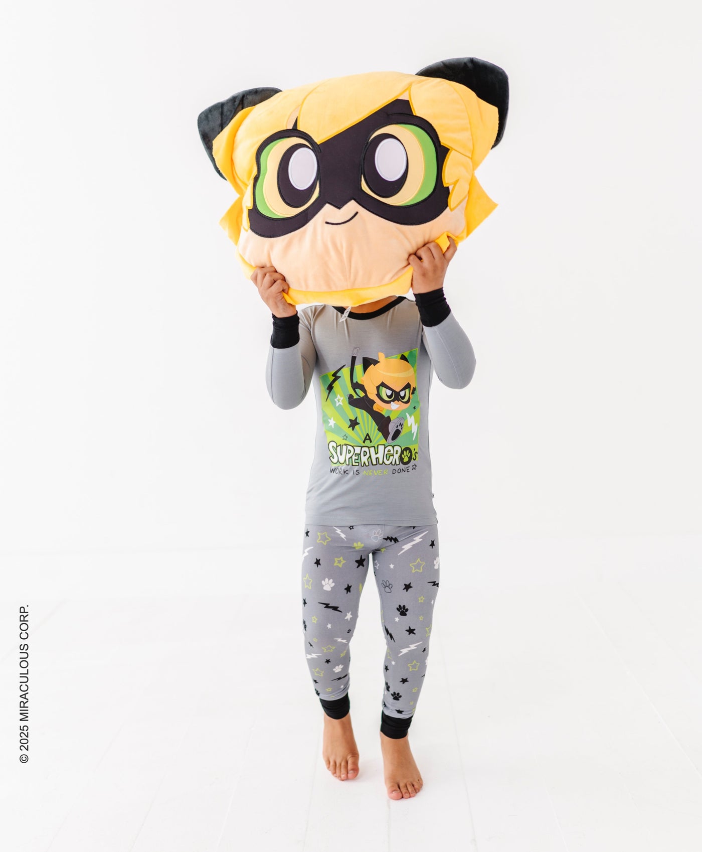 Miraculous™ Chibi 2-Piece Pajamas : CAT NOIR - SHIPS WITHIN 2 WEEKS